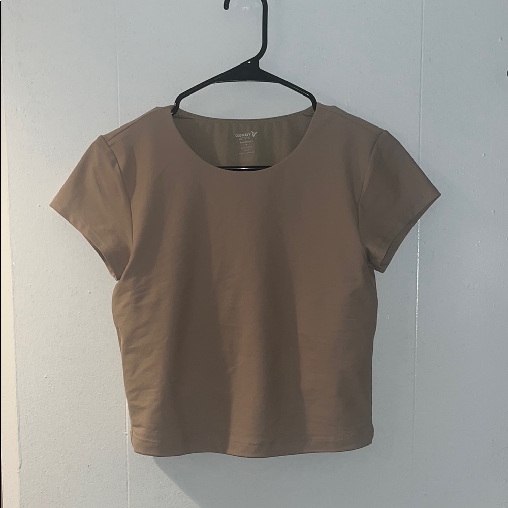 Women's Brown activewear top